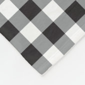 Monogram Plaid Holiday Kerstmis Fleece Deken (Hoek)