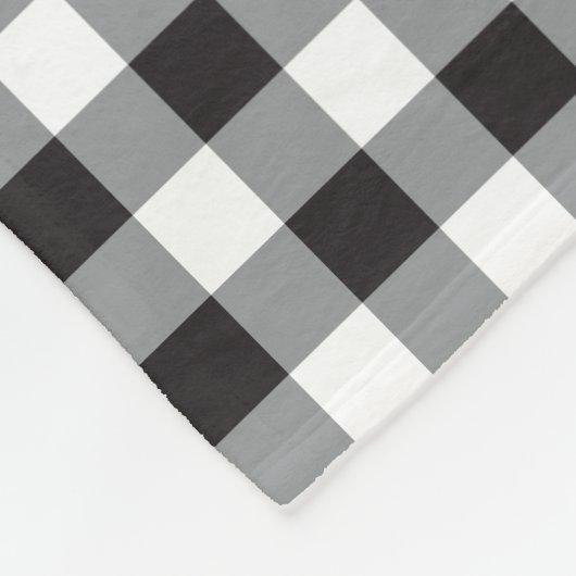 Monogram Plaid Holiday Kerstmis Fleece Deken (Hoek)