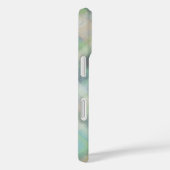 Monogram plaid pastel groen grijs geel blauwgroen Case-Mate iPhone case (Achterkant / Rechts)
