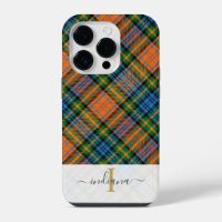 Monogram Plaid Rustic Clan Murray Tartan Persoonli