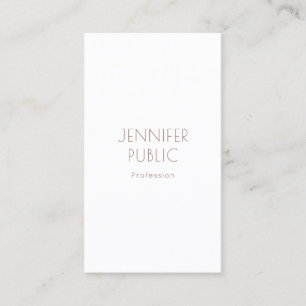 Monogram Plain Elegant Moderne Design Professional Visitekaartje