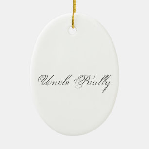 Monogram Plain Script Keramisch Ornament
