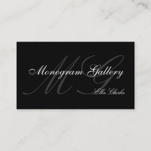  Monogram Plain Visitekaartje