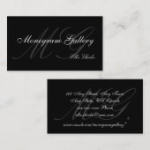  Monogram Plain Visitekaartje (Voorkant / Achterkant)