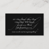  Monogram Plain Visitekaartje (Achterkant)