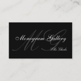  Monogram Plain Visitekaartje