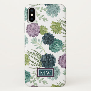 Monogram   Plant geluk Collectie Succulent Pa Case-Mate iPhone Case