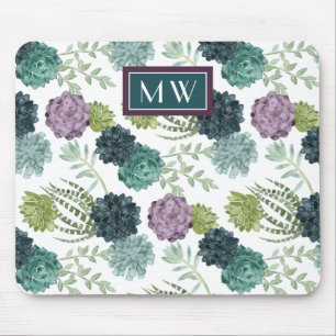 Monogram   Plant geluk Collectie Succulent Pa Muismat