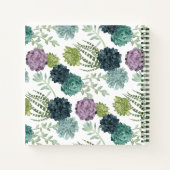 Monogram | Plant geluk Collectie Succulent Pa Notitieboek (Achterkant)
