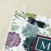 Monogram | Plant geluk Collectie Succulent Pa Strandlaken (In situ)