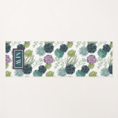 Monogram | Plant geluk Collectie Succulent Pa Yogamat (Voorkant (horizontaal))