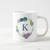 Monogram | Plant geluk | Geluk koopt Pl Grote Koffiekop (Rechts)