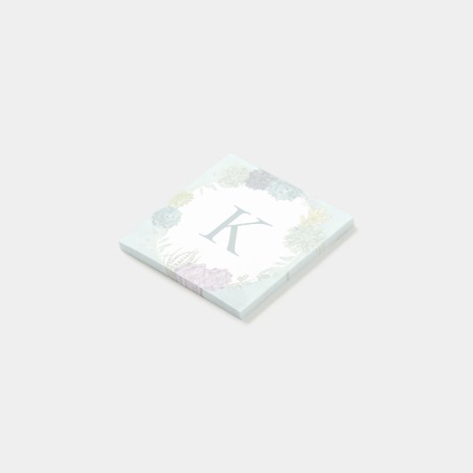 Monogram | Plant geluk | Geluk koopt Pl Post-it® Notes (Schuin)