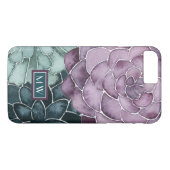 Monogram | Plant geluk | Groei Harvest Love Case-Mate iPhone Case (Achterkant (Horizontaal))