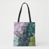 Monogram | Plant geluk | Groei Harvest Love Tote Bag (Voorkant)