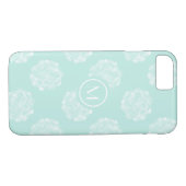 Monogram | Plant geluk | Pastel Succulent Patt Case-Mate iPhone Case (Achterkant (Horizontaal))