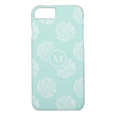 Monogram | Plant geluk | Pastel Succulent Patt Case-Mate iPhone Case (Achterkant)