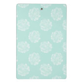 Monogram | Plant geluk | Pastel Succulent Patt Mini Klembord (Achterkant)