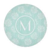 Monogram | Plant geluk | Pastel Succulent Patt Snijplank