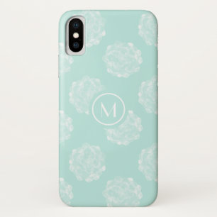 Monogram  Plant geluk  Succulent Pastel Case-Mate iPhone Case