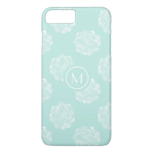 Monogram  Plant geluk  Succulent Pastel iPhone 8/7 Plus Hoesje