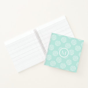 Monogram  Plant geluk  Succulent Pastel Notitieboek