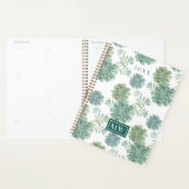 Monogram | Plant geluk | Succulent Patroon Planner (Display)