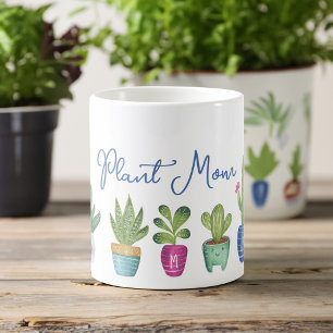 Monogram plant Mam Fun & Cute Potlood Planten Koffiemok