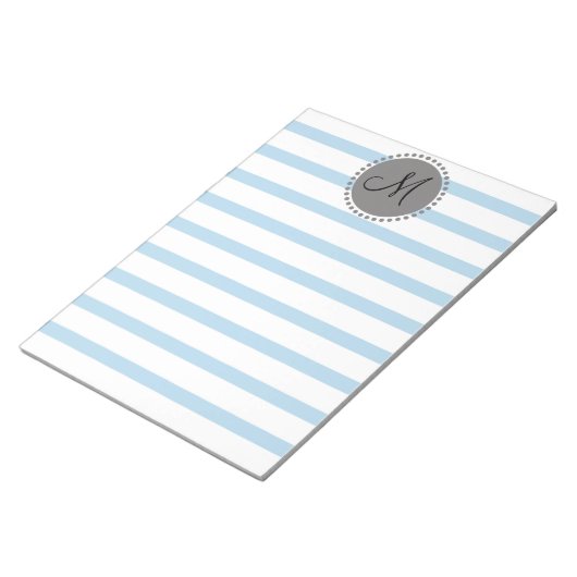 Monogram platte strips Patroonmodel Notitieblok (Schuin)