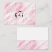 Monogram plezier notitiekaartje (Voorkant / Achterkant)