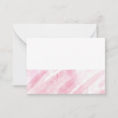 Monogram plezier notitiekaartje (Achterkant)