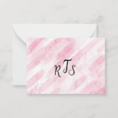 Monogram plezier notitiekaartje (Voorkant)