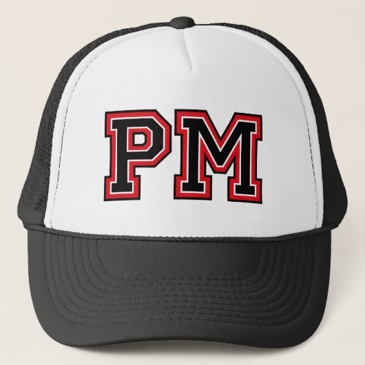 Monogram 'PM' Trucker Pet (Voorkant)