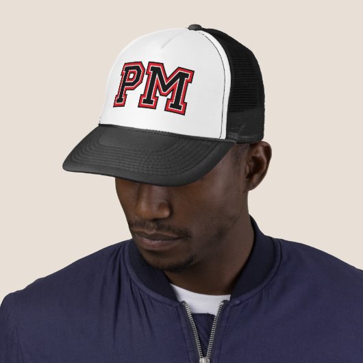 Monogram 'PM' Trucker Pet (In situ)
