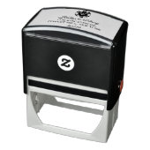 Monogram Poker Chip Casino Bruiloft Zelfinktende Stempel (Product)