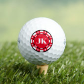 Monogram poker chip golf bal cadeau set (Insitu Shirt)
