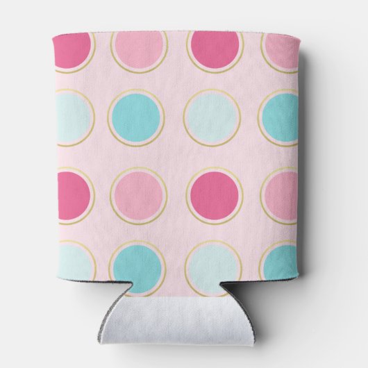 Monogram Polka Dot Blikjeskoeler (Achterkant)