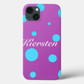 Monogram Polka Dot iPad Case (Achterkant)