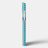 Monogram Polka Dots Aangepaste iPad Mini Case (Achterkant / Links)