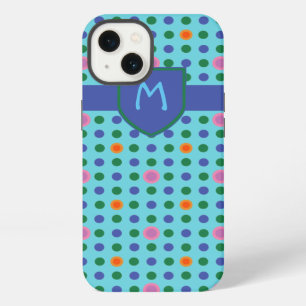 Monogram Polka Dots Aangepaste iPhone 6 Xtreme Hoe 13 Hoesje