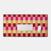 Monogram polka dots patroon bureaumat (Keyboard & Muis)