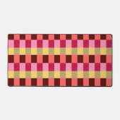 Monogram polka dots patroon bureaumat (Voorkant)