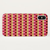 Monogram polka dots patroon Case-Mate iPhone case (Achterkant (horizontaal))