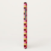 Monogram polka dots patroon Case-Mate iPhone case (Achterkant/links)