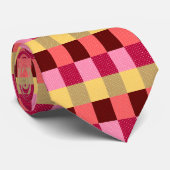 Monogram polka dots patroon stropdas (Opgerold)