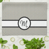 Monogram Polka Dots Theedoek (Gevouwen)