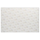 Monogram Poppy naam en letter P stof (Fat Quarter)