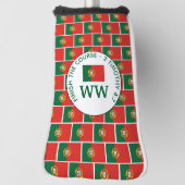 Monogram Portugal Flag Putter Golfheadcover (Draai 90)