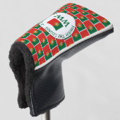 Monogram Portugal Vlag Putter Golfheadcover (3/4 voorkant)