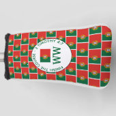 Monogram Portugal Vlag Putter Golfheadcover (Voorkant)
